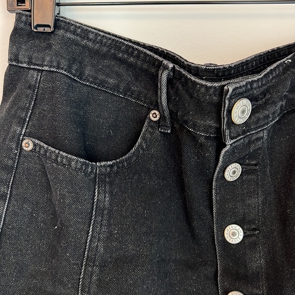 AMERICAN EAGLE black denim skirt - Picture 2 of 5